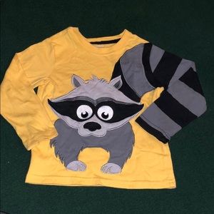 Wonderkids Long Sleeve Raccoon Shirt